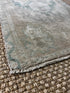 Vintage 1.6x3 Turkish Oushak Light Tan and Green Small Rug | Banana Manor Rug Factory Outlet