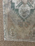 Vintage 1.6x3 Turkish Oushak Light Tan and Green Small Rug | Banana Manor Rug Factory Outlet