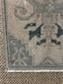 Vintage 1.6x3 Turkish Oushak Tan and Gray Small Rug | Banana Manor Rug Factory Outlet