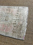Vintage 1.6x3.1 Grey and Pink Turkish Oushak Small Rug | Banana Manor Rug Factory Outlet