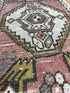 Vintage 1.6x3.2 Pink and Mustard Turkish Oushak Small Rug | Banana Manor Rug Factory Outlet