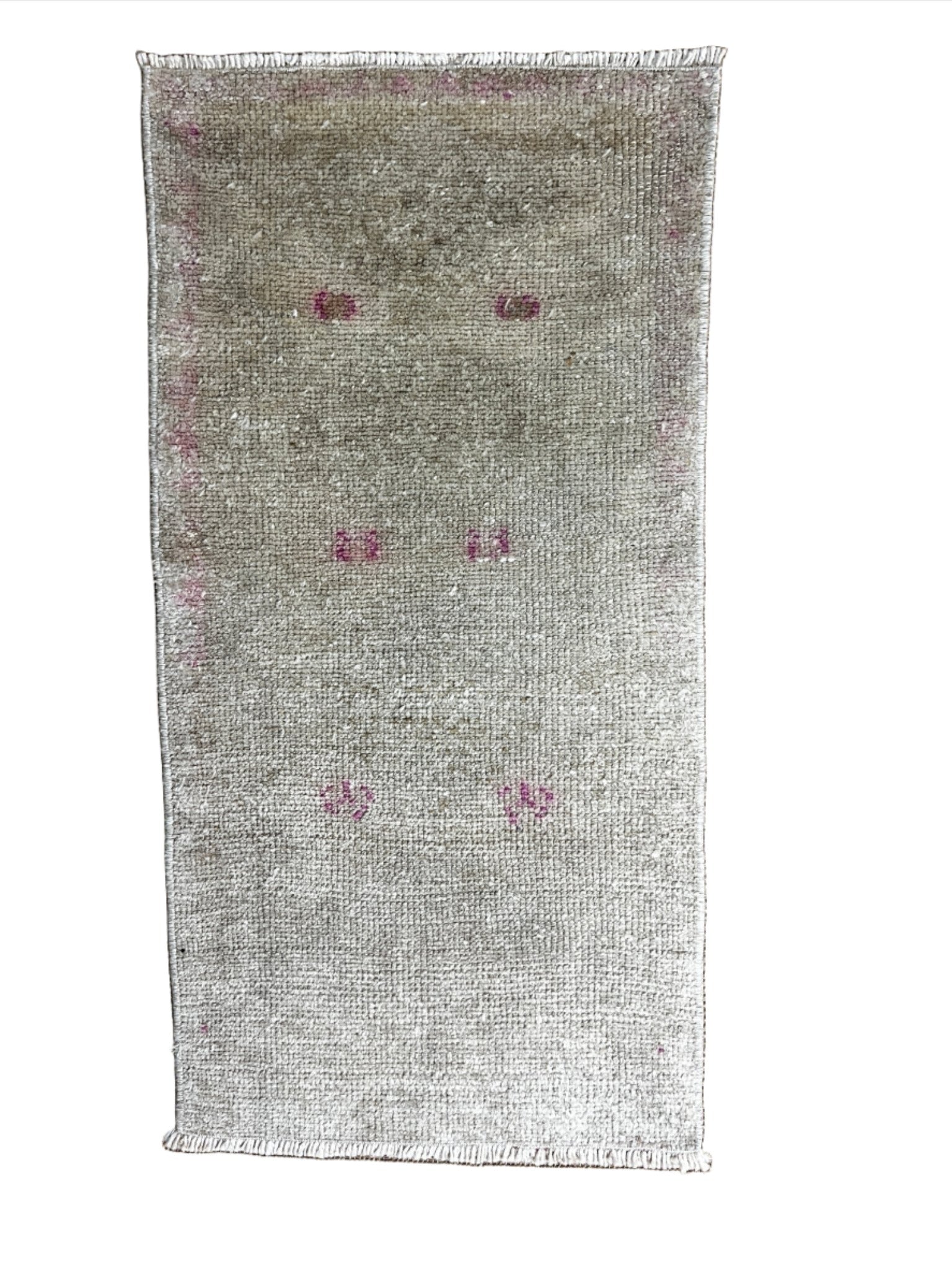 Vintage 1.7x3 Grey Turkish Oushak Small Rug – Banana Manor Rug Factory ...