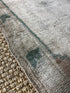 Vintage 1.7x3 Turkish Oushak Beige and Green Small Rug | Banana Manor Rug Factory Outlet