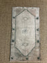 Vintage 1.7x3 Turkish Oushak Beige and Green Small Rug | Banana Manor Rug Factory Outlet