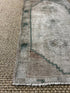 Vintage 1.7x3 Turkish Oushak Beige and Green Small Rug | Banana Manor Rug Factory Outlet