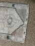 Vintage 1.7x3 Turkish Oushak Beige and Green Small Rug | Banana Manor Rug Factory Outlet