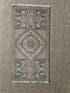 Vintage 1.7x3.1 Turkish Oushak Light Pink and Beige Small Rug | Banana Manor Rug Factory Outlet