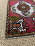Vintage 1.7x3.2 Turkish Oushak Red and Gray Small Rug | Banana Manor Rug Factory Outlet