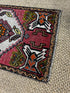 Vintage 1.7x3.2 Turkish Oushak Red and Gray Small Rug | Banana Manor Rug Factory Outlet
