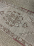 Vintage 1.7x3.6 Turkish Oushak Silver and Beige Small Rug | Banana Manor Rug Factory Outlet
