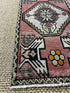 Vintage 1.7x3.8 Turkish Oushak Rust and Gray Small Rug | Banana Manor Rug Factory Outlet