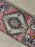 Vintage 1.7x3.8 Turkish Oushak Rust and Gray Small Rug | Banana Manor Rug Factory Outlet