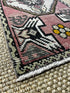 Vintage 1.7x3.8 Turkish Oushak Rust and Gray Small Rug | Banana Manor Rug Factory Outlet