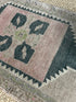 Vintage 1.8x2.10 Turkish Oushak Dusty Pink, Navy, and Gray Small Rug | Banana Manor Rug Factory Outlet