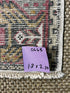 Vintage 1.8x2.10 Turkish Oushak Soft Red and Gray Small Rug | Banana Manor Rug Factory Outlet