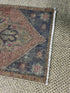 Vintage 1.8x3 Turkish Oushak Rust and Slate Gray Small Rug | Banana Manor Rug Factory Outlet