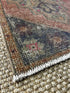 Vintage 1.8x3 Turkish Oushak Rust and Slate Gray Small Rug | Banana Manor Rug Factory Outlet