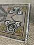 Vintage 1.8x3.3 Turkish Oushak Light Pink and Gray Small Rug | Banana Manor Rug Factory Outlet