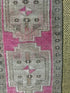 Vintage 1.8x3.3 Turkish Oushak Pink and Beige Small Rug | Banana Manor Rug Factory Outlet