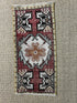 Vintage 1.8x3.5 Turkish Oushak Soft Red and Gray Small Rug | Banana Manor Rug Factory Outlet