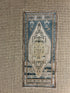 Vintage 1.8x3.9 Turkish Oushak Blue and Beige Small Rug | Banana Manor Rug Factory Outlet