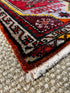 Vintage 1.9x3.1 Turkish Oushak Deep Red and Gray Small Rug | Banana Manor Rug Factory Outlet