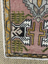 Vintage 1.9x3.5 Turkish Oushak Pink and Gray Multicolor Small Rug | Banana Manor Rug Factory Outlet