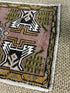 Vintage 1.9x3.5 Turkish Oushak Pink and Gray Multicolor Small Rug | Banana Manor Rug Factory Outlet