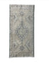 Vintage 1.9x3.8 Turkish Oushak Beige and Gray Small Rug | Banana Manor Rug Factory Outlet