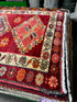 Vintage 2.11 x 12.11 Red and Beige Turkish Oushak Runner | Banana Manor Rug Factory Outlet