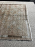 Vintage 3.10x5.4 Tan and Green Turkish Oushak | Banana Manor Rug Factory Outlet