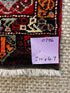 Vintage 3.10x6.7 Turkish Oushak Red Multicolor Rug | Banana Manor Rug Factory Outlet