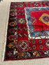 Vintage 3.10x6.7 Turkish Oushak Red Multicolor Rug | Banana Manor Rug Factory Outlet