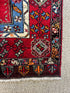 Vintage 3.10x6.7 Turkish Oushak Red Multicolor Rug | Banana Manor Rug Factory Outlet
