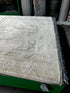 Vintage 3.11x11.6 Taupe and Beige Turkish Oushak | Banana Manor Rug Factory Outlet