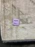 Vintage 3.11x11.6 Taupe and Beige Turkish Oushak | Banana Manor Rug Factory Outlet