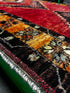 Vintage 3.11x14.4 Red and Orange Turkish Oushak | Banana Manor Rug Factory Outlet