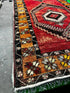 Vintage 3.11x14.4 Red and Orange Turkish Oushak | Banana Manor Rug Factory Outlet