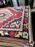 Vintage 3.1x9.1 Red and Black Turkish Oushak Runner | Banana Manor Rug Factory Outlet