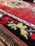 Vintage 3.1x9.1 Red and Black Turkish Oushak Runner | Banana Manor Rug Factory Outlet