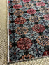 Vintage 3.6x6.8 Turkish Oushak Blue and Red Multicolor Rug | Banana Manor Rug Factory Outlet
