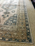 Vintage 3.7x6.11 Turkish Oushak Beige and Blue Rug | Banana Manor Rug Factory Outlet