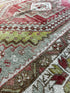 Vintage 3.8x5.9 Turkish Oushak Sage and Red Rug | Banana Manor Rug Factory Outlet