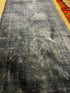 Vintage 3x10.10 Black and Green Turkish Oushak Runner | Banana Manor Rug Factory Outlet