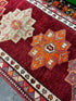 Vintage 3x13.2 Red and Orange Turkish Oushak Runner | Banana Manor Rug Factory Outlet