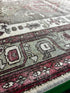 Vintage 4.10x6.5 Pink and Green Turkish Oushak | Banana Manor Rug Factory Outlet