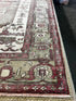 Vintage 4.10x6.5 Pink and Green Turkish Oushak | Banana Manor Rug Factory Outlet