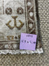 Vintage 4.3x6.10 Silver and Taupe Turkish Oushak | Banana Manor Rug Factory Outlet