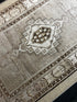 Vintage 4.3x6.10 Silver and Taupe Turkish Oushak | Banana Manor Rug Factory Outlet