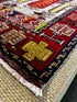 Vintage 4.4x7.4 Turkish Oushak Red Multi Rug | Banana Manor Rug Factory Outlet